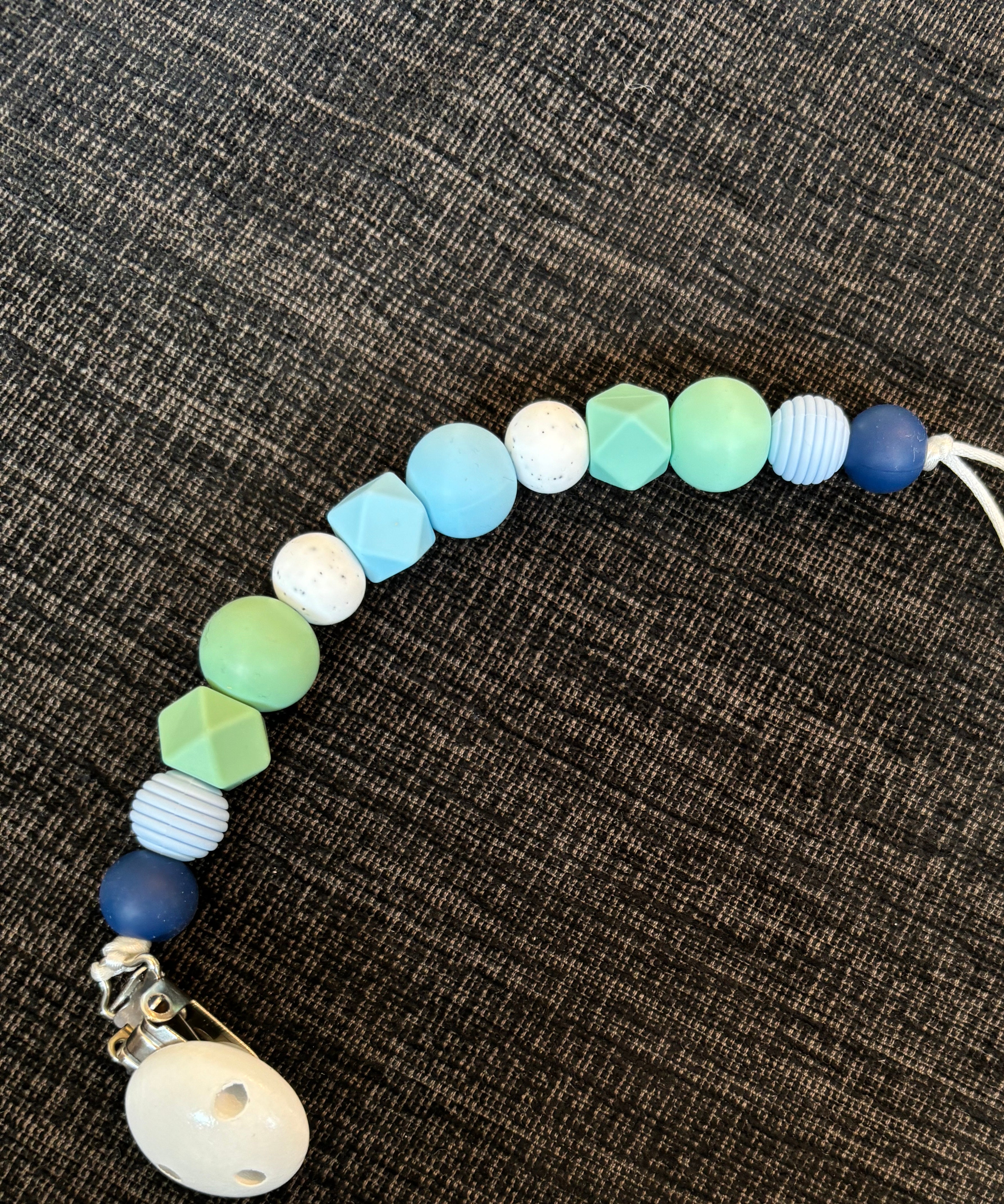 Silicone Pacifier Leash w/ Clip (Final Sale)