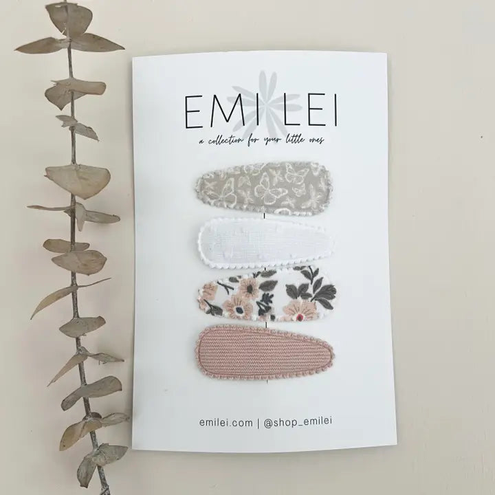 Snap Barrette - 4 pack