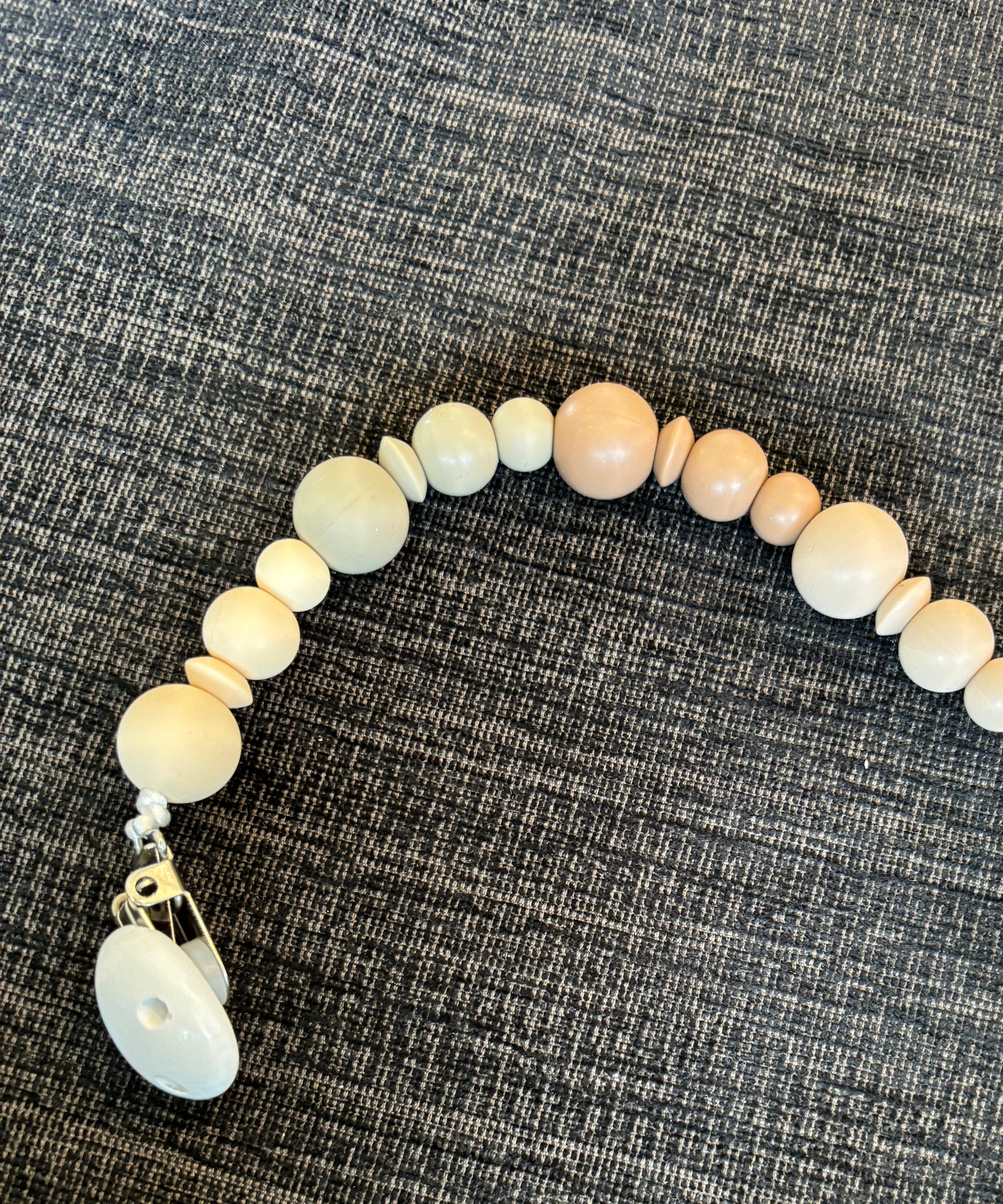 Silicone Pacifier Leash w/ Clip (Final Sale)