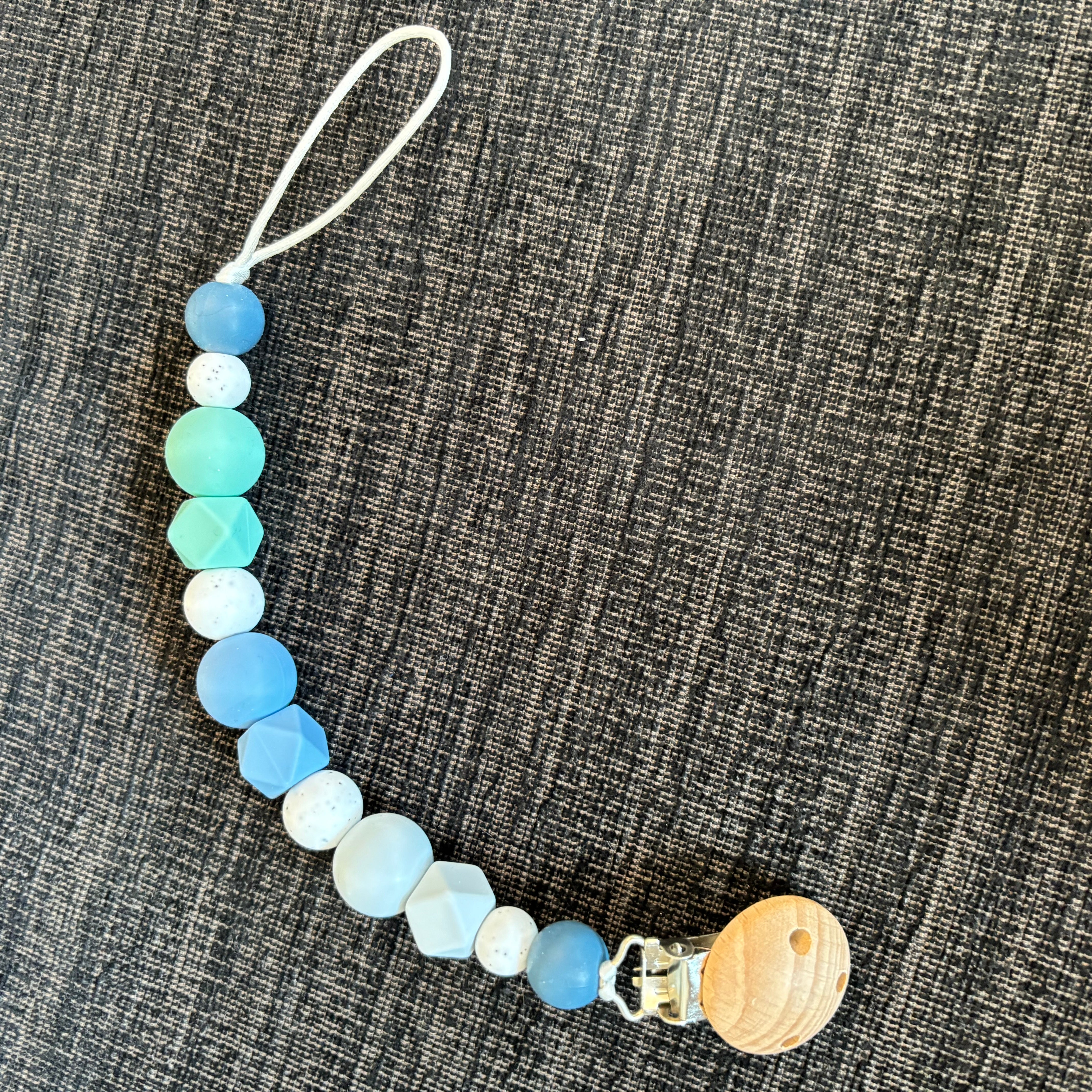 Silicone Pacifier Leash w/ Clip (Final Sale)