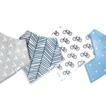 Bandana Bibs 4-Piece Set