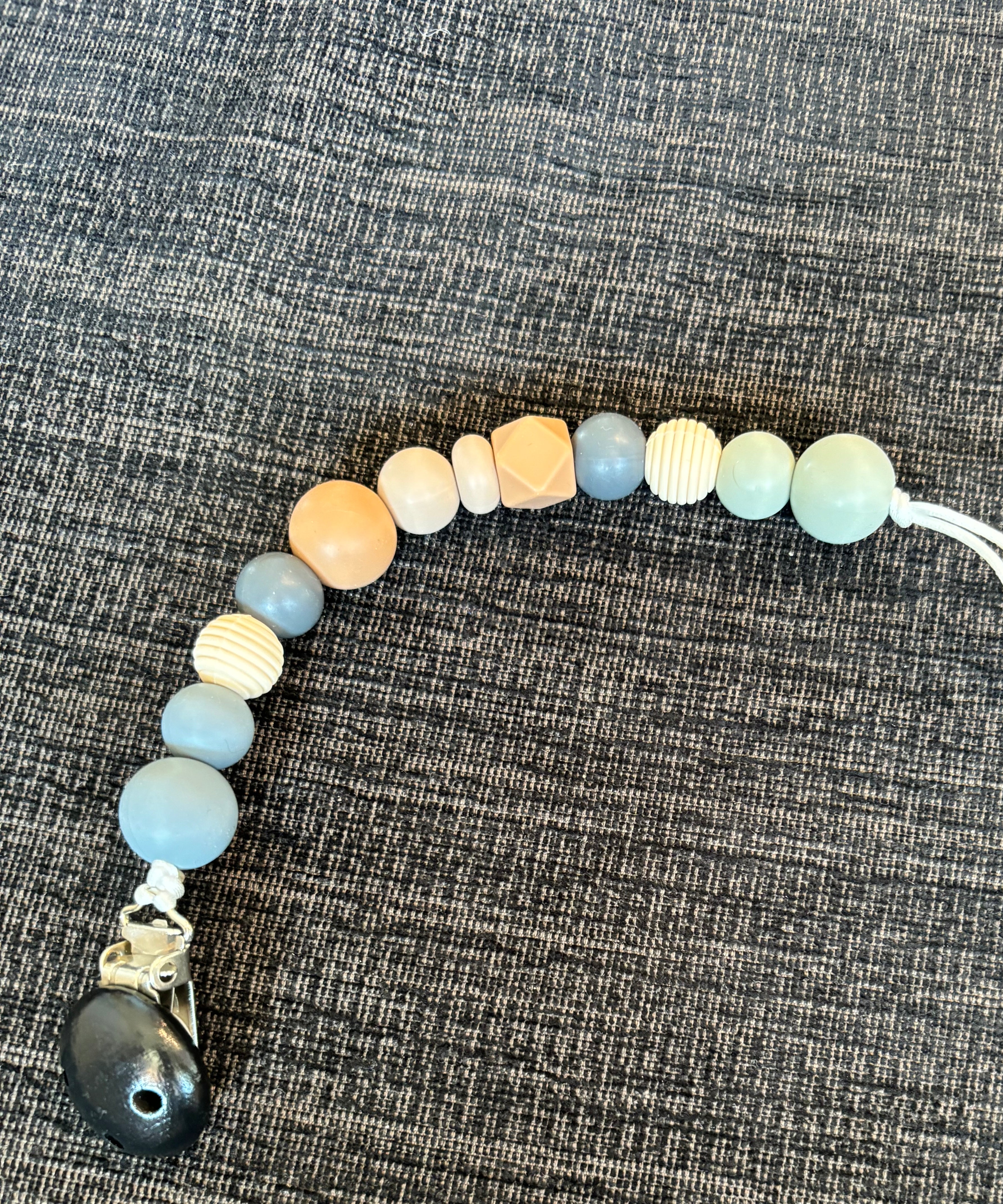 Silicone Pacifier Leash w/ Clip (Final Sale)