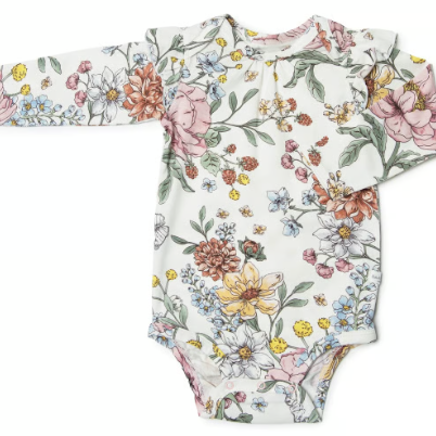 Girls Long Sleeve Bodysuit
