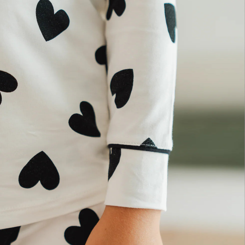 Classic Heart Henley PJ Set