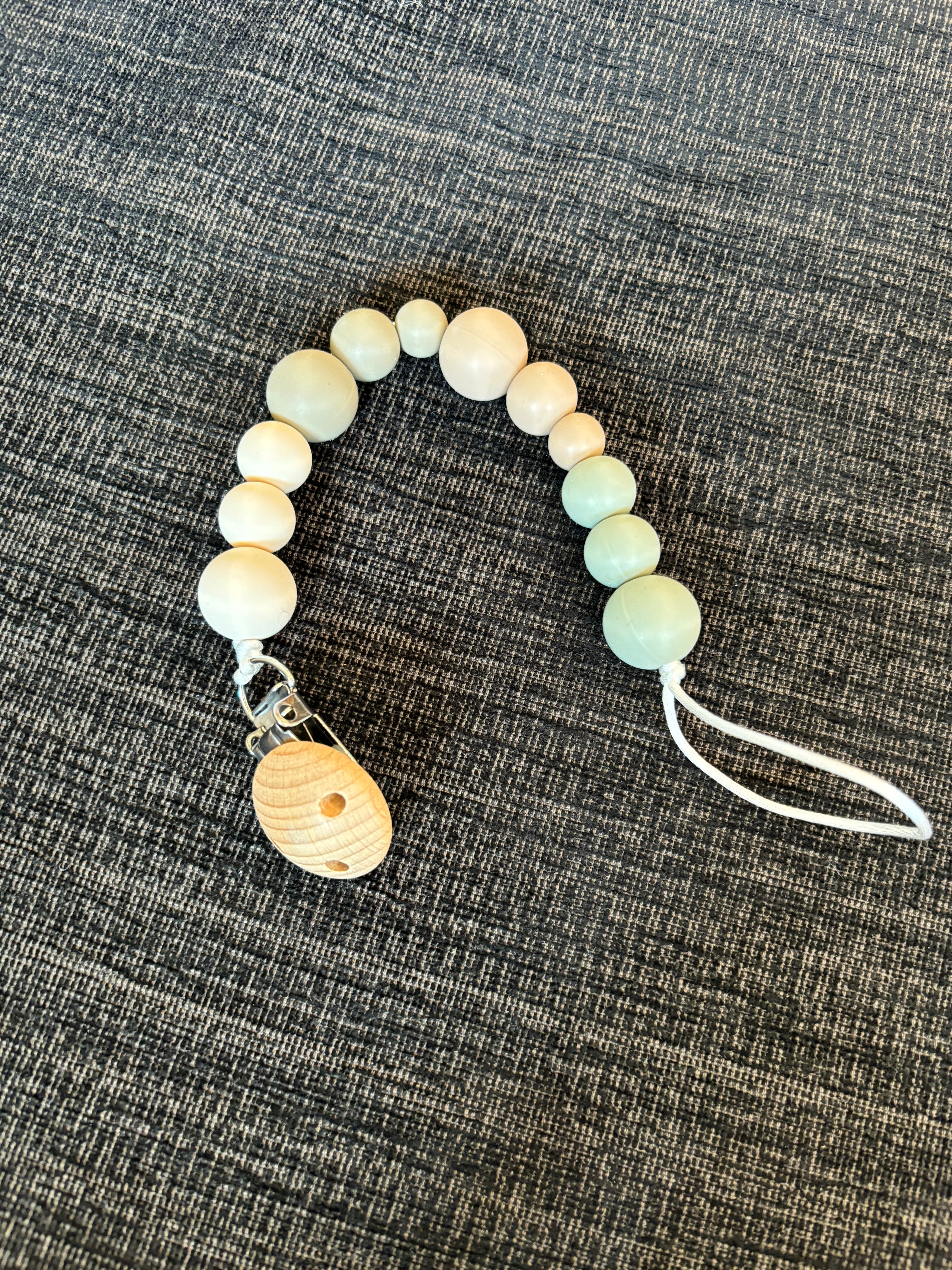 Silicone Pacifier Leash w/ Clip (Final Sale)