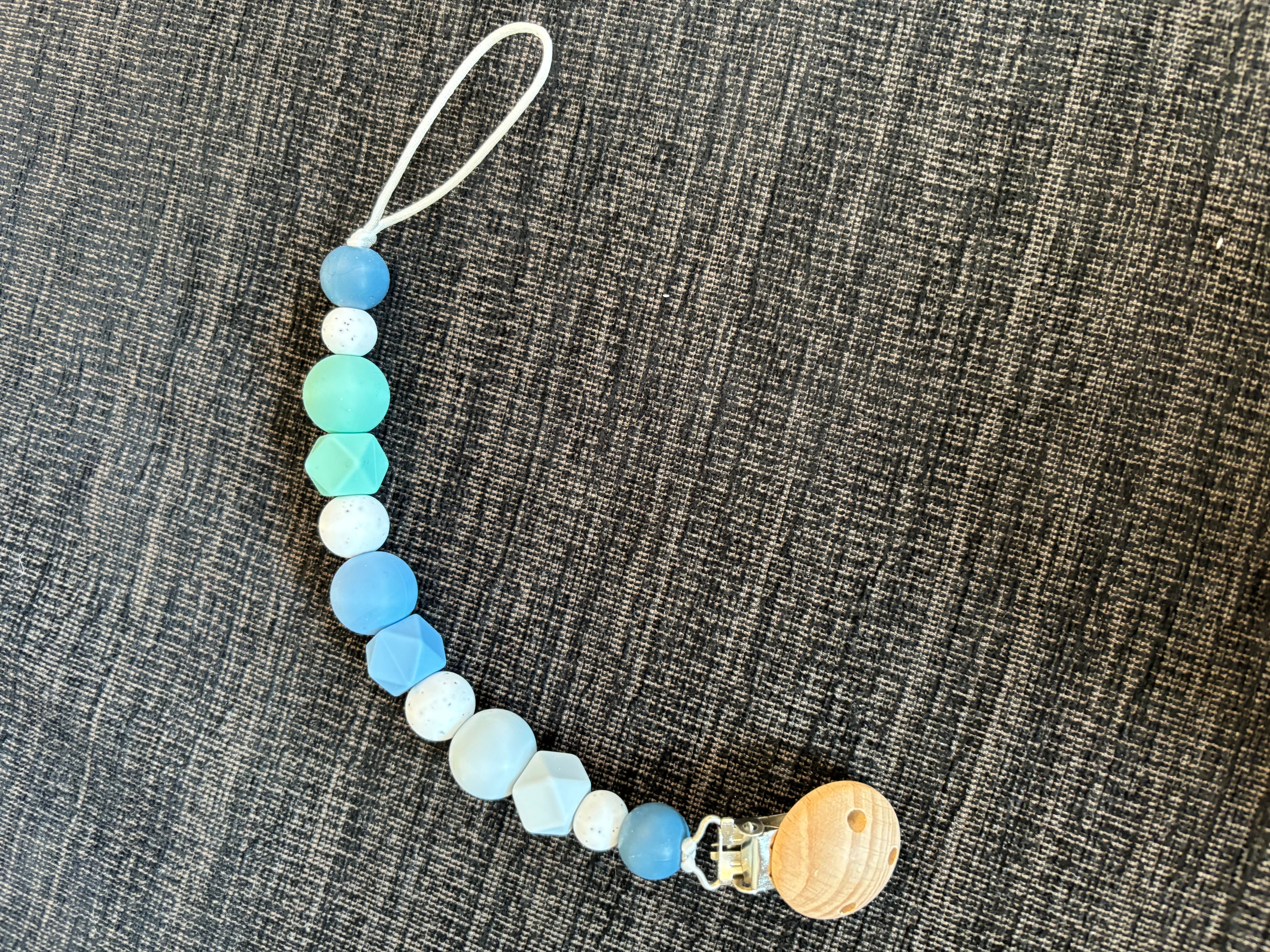 Silicone Pacifier Leash w/ Clip (Final Sale)