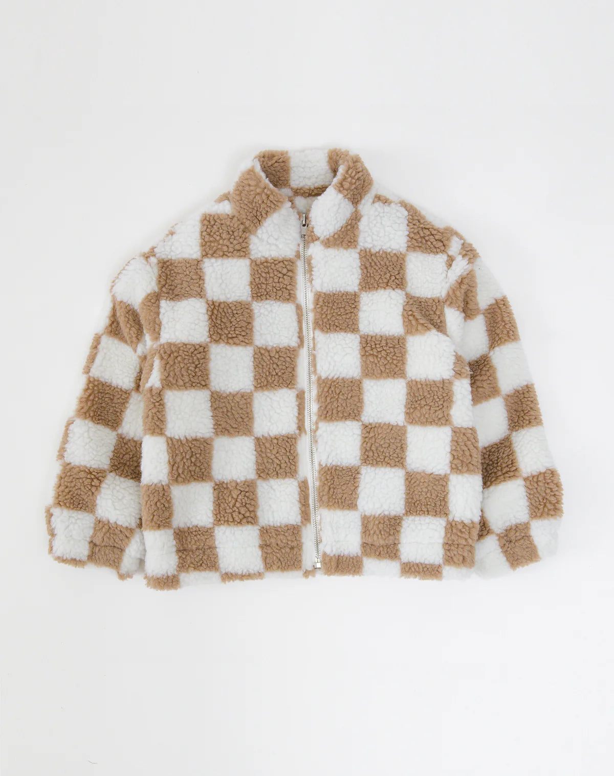 Kids Checker Sherpa Jacket
